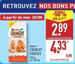 ALDI KINDER Crunchy cookies offre