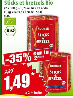 Norma HUOBER Sticks et bretzels bio offre