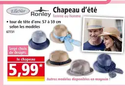 Norma RONLEY Chapeau d'été femme ou homme offre