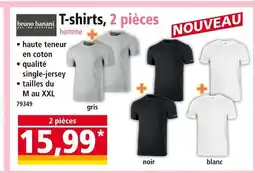 Norma bruno banani T-shirts, 2 pièces homme offre