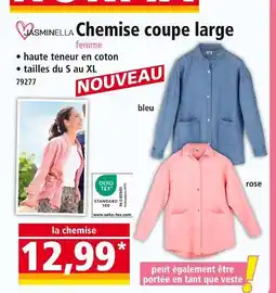 Norma JASMINELLA Chemise coupe large femme offre