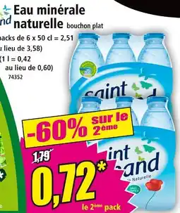 Norma SAINT AMAND Eau minérale naturelle offre