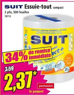 Norma SUIT Essuie-tout compact offre