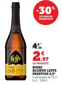 Bi1 Biere blonde leffe prestige 8,5° offre