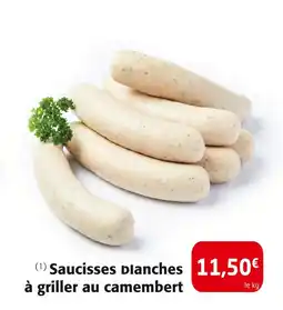 Colruyt Saucisses blanches à griller au camembert offre