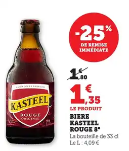 Bi1 Biere kasteel rouge 8° offre