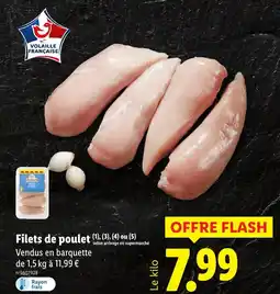 Lidl Filets de poulet offre