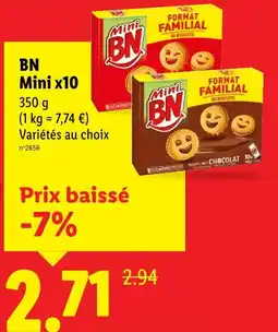 Lidl BN BN Mini x10 offre