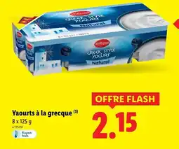 Lidl MILBONA Yaourts à la grecque offre