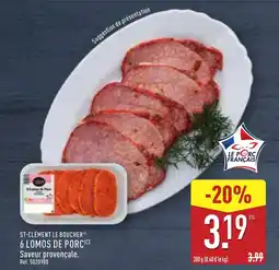 ALDI ST-CLÉMENT LE BOUCHER 6 lomos de porc offre