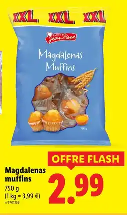 Lidl Maître Jean Pierre Magdalenas muffins offre