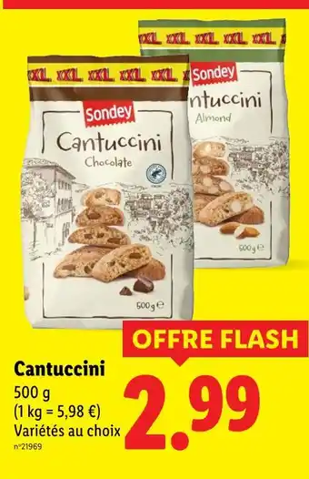 Lidl SONDEY Cantuccini offre