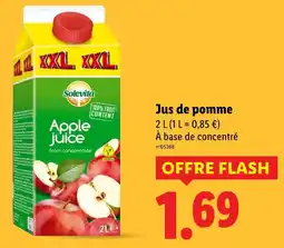 Lidl SOLEVITA Jus de pomme offre