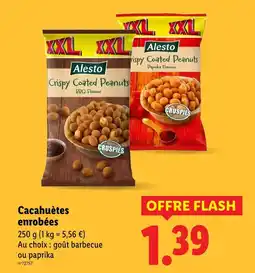 Lidl ALESTO Cacahuètes enrobées offre