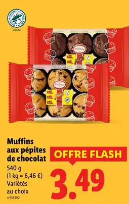 Lidl Muffins aux pépites de chocolat offre