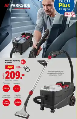 Lidl PARKSIDE Aspirateur injecteur / extracteur offre