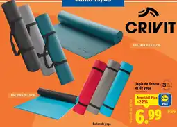 Lidl CRIVIT Tapis de fitness et de yoga offre