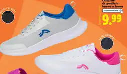 Lidl CRIVIT Chaussures de sport Basic homme ou femme offre