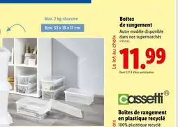 Lidl Cassetti Boîtes de rangement offre