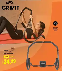 Lidl CRIVIT Appareil de musculation pour abdominaux offre