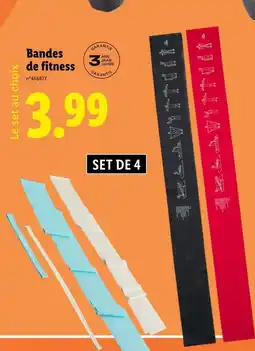 Lidl Bandes de fitness offre