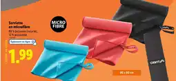 Lidl CRIVIT Serviette en microfibre offre