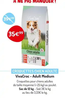 Médor et Compagnie VivaCroc Adult Medium offre
