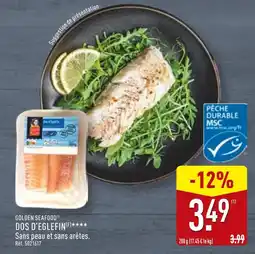 ALDI GOLDEN SEAFOOD Dos d'eglefin(f) offre