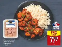 ALDI ST-CLÉMENT LE VOLAILLER Cubes de filets de poulet offre