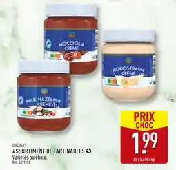 ALDI CUCINA Assortiment de tartinables offre