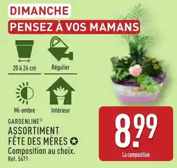 ALDI GARDENLINE Assortiment fête des mères offre