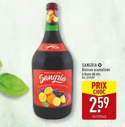 ALDI SANGRIA Boisson aromatisée à base de vin offre