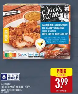 ALDI JACK’S FARM Poulet pané au bretzel offre