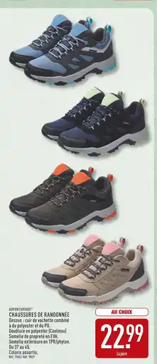 ALDI ADVENTURIDGE Chaussures de randonnée offre