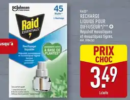ALDI RAID Raid Essentials Recharge liquide pour diffuseur offre