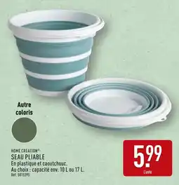 ALDI HOME CREATION Seau pliable offre