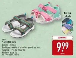 ALDI L&D Sandales offre
