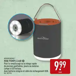 ALDI ADVENTURIDGE Mini pompe à air offre