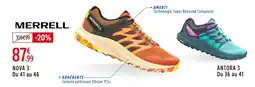 Intersport MERRELL Sneakers NOVA 3 offre