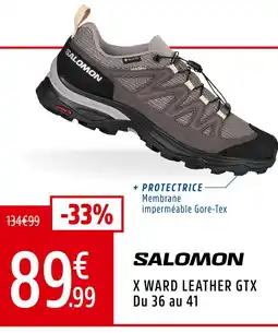 Intersport SALOMON Sneakers X ward leather gtx offre