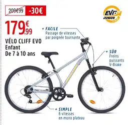 Intersport EVO Vélo Cliff Evo Enfant offre