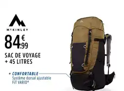 Intersport McKINLEY Sac de voyage + 45 litres offre