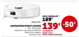 Super U MOVA Aspirateur robot laveur offre