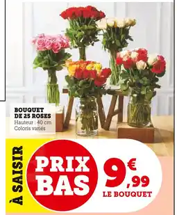 U Express Bouquet de 25 roses offre