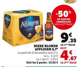 U Express AFFLIGEM Biere blonde affligem 6,7° offre