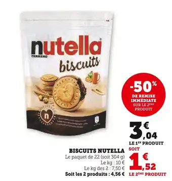 U Express Nutella Biscuits offre