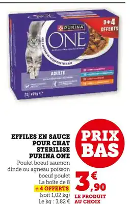 U Express Purina Effilés en sauce pour chat stérilisé offre