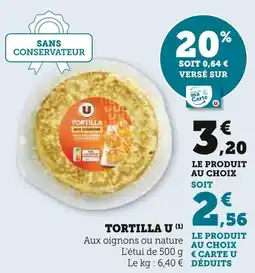 U Express U Tortilla offre