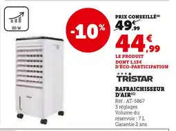 Super U TRISTAR Raffraichisseur d'air offre