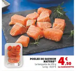 U Express Poelee de saumon nature offre